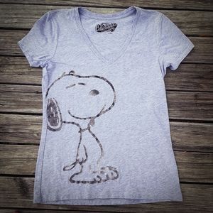 Old Navy Collectabilities Foil Embossed Snoopy T